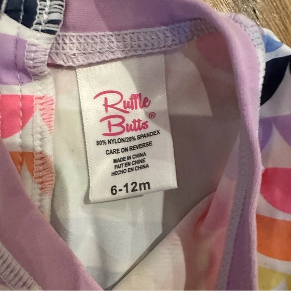 Ruffle Butts rashguard size 6-12 mo - Picture 3 of 3